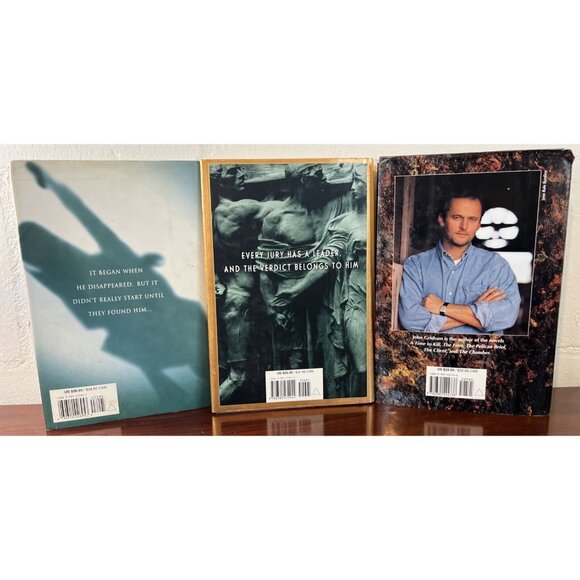 John Grisham Lot of 3 (Partner, Runaway Jury, Rainmaker) Hardcover 1st Ed. Books - Picture 2 of 9